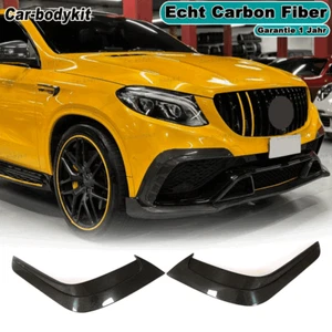 2x Carbon Front Flossen Splitters Canards für Mercedes C292 GLE63 2015-2019 - Picture 1 of 11