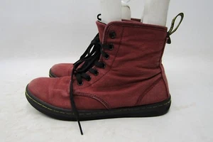 Dr. Martens Womens Size 7 M Rust Red 7 Eye Zip Ankle Fashion Boots Bootie - Picture 1 of 11