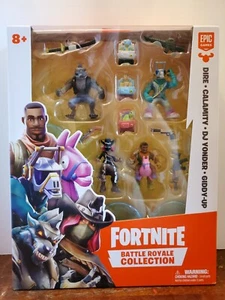 Fortnite Battle Royale Collection DIRE CALAMITY DJ YONDER GIDDY-UP Figure Set - Picture 1 of 10