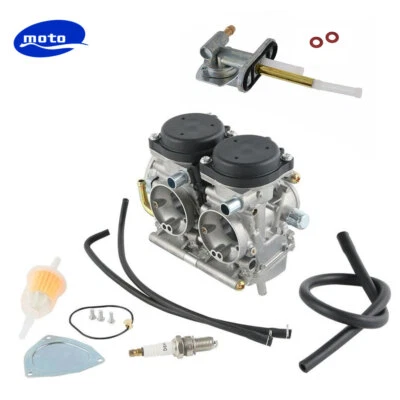 Carburador compatible con Yamaha Raptor 660R YFM660R 5LP-14900-30-00 interruptor de llave de combustible Foto 1 de 4