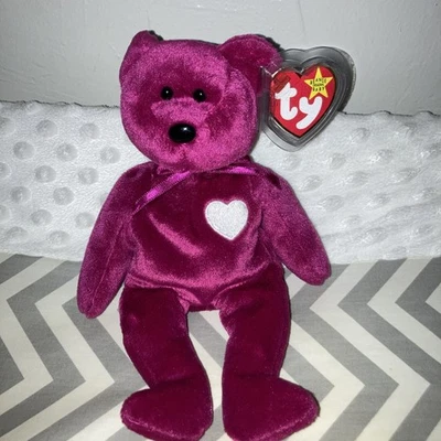 Valentina TY Beanie Baby 1998/1999 Tag Error w/ P.E. Pellets  Original Retired - Image 1 of 4