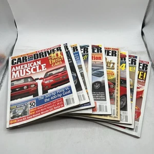 Car and Driver Magazine 2005 Lot of 9 Issues Mustang GTO Corvette Cobra Viper - Picture 1 of 11