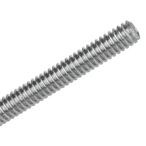 LOT OF 5 Superstrut 3/8 in. x 2 ft. Galvanized Threaded Electrical Support Rod - Picture 1 of 6