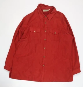 Ann Harvey Women's Red Button-Up Shirt Size 22 - Picture 1 of 12