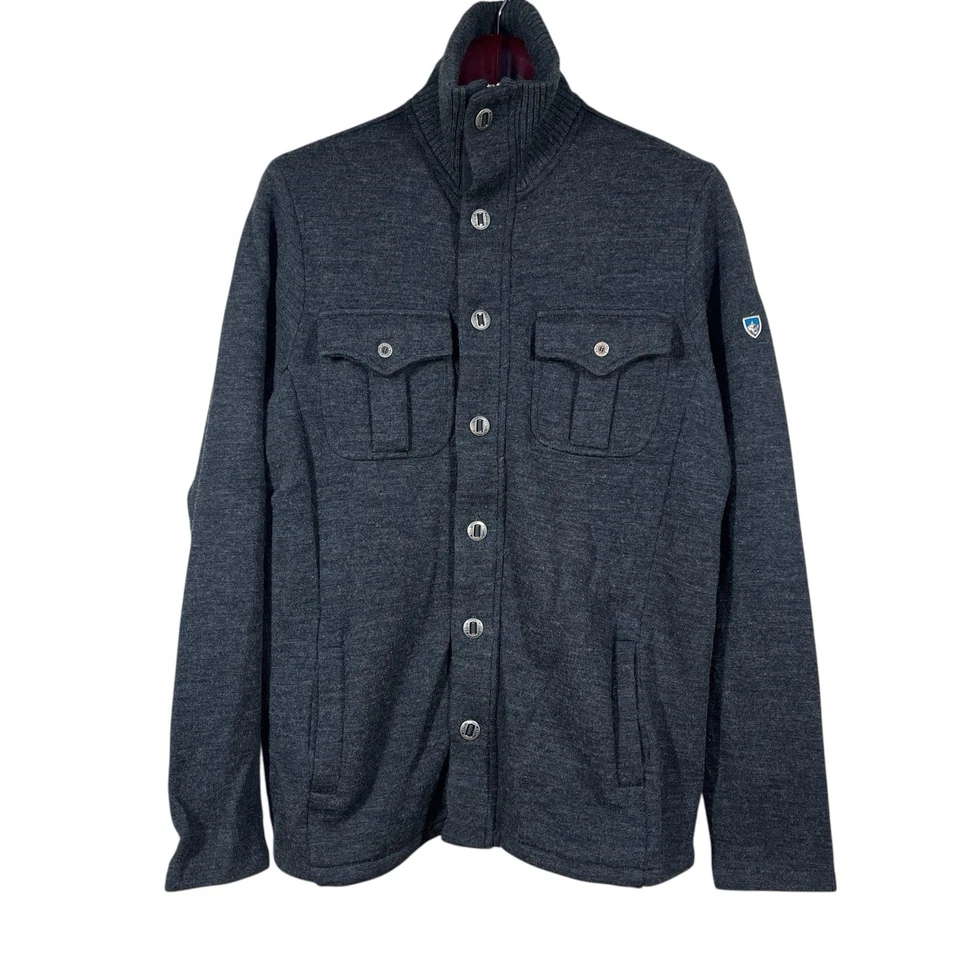 Куртка мужская Kuhl Spy шерсть мериноса свитер M серая дышащая утепленная классическая - Изображение 1 из 4