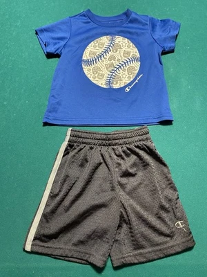 Juego corto de 2 piezas Champion para niños talla 18 meses Foto 1 de 4