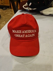 New OFFICIAL Cali-Fame MAGA Trump 2016 Made In America RedTrucker Hat One Size - Picture 1 of 10