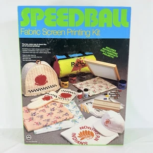Vintage Speedball Fabric Screen Printing Kit 4525 - Picture 1 of 15