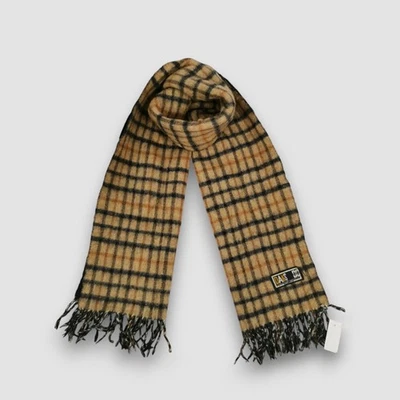 Vintage DAKS Cashmere Scarf Classic Check Muffler Winter Warmer Neck Scarves - Image 1 of 4