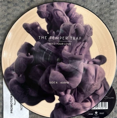 The Temper Trap - Need Your Love 7" Picture Disc vinyl MINT - Image 1 of 2