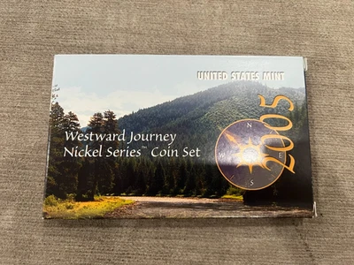 2005 United States Mint Westward Journey Nickel Series Clad Coin Set w/ Box, COA - Image 1 of 4