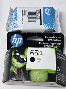 HP 65XL czarny wkład atramentowy exp. 10/25 Nowy zapieczętowany deskjet + trójkolorowy bez pudełka - Zdjęcie 1 z 4
