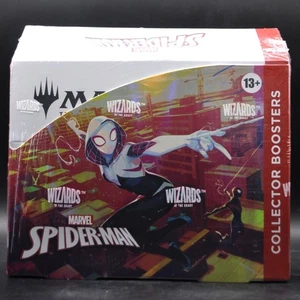 Magic The Gathering Marvel Spider-Man (TCG) [Caja de refuerzo de coleccionista] [12 paquetes] - Sellado de fábrica - Imagen 1 de 6