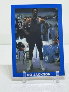 1990 Broder Blue Border Bo Jackson Football Baseball Dual Multi-Sport Promo A923 - Picture 1 of 8