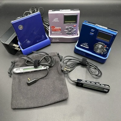 SHARP Portable MD Recorder Player MD-DR77 MD-DR7, MD-DS77 Please read carefully - Image 1 of 4