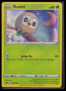 SWSH: Sword & Shield Promo Cards #SWSH220 Rowlet - Picture 1 of 2
