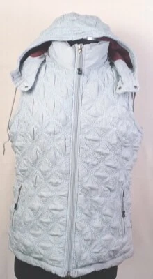 Chaleco con capucha Horny Toad para mujer grande azul gris (5B) Foto 1 de 4