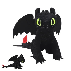 Toothless Plush Doll 8" How to Train Your Dragon 3 Movie DreamWorks Hidden World - Picture 1 of 11