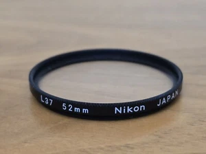 Genuine Nikon 52mm L37 UV (Ultra Violet) Filter - M2521 - Picture 1 of 2
