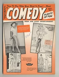 Comedy #32 Dianne Webber Nanci White Eve Meyer GGA 1956 Magazine Humorama M32167 - Picture 1 of 2