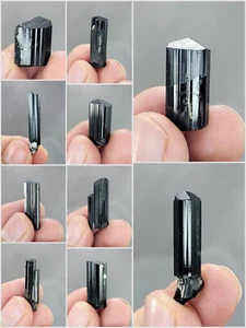 CRISTAL CURATIVO DE CRISTAL DE TURMALINA NEGRA NATURAL de Skardu REIKI 360g - Imagen 1 de 15