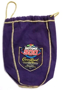 2005 Daytona 500 Inaugural Season Nascar Crown Royal Purple Collectible Bag - Picture 1 of 3