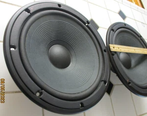 Yamaha 110009 Pair 12" Woofers, flexy, 8 ohm, 100W per, trim ring NS-A835 pulls - Picture 1 of 10