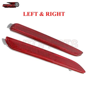 2 Rear Bumper Reflector LED Brake Light For Toyota Avalon 2013-2018 RAV4 2019-up - Picture 1 of 15