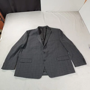 Cappotto sportivo Shaquille O'Neal uomo 54 grigio giacca a quadri XLG business ufficio lavoro - Foto 1 di 16