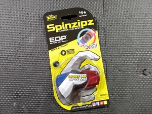 Zing™ Spinzipz Double-Sided LED Light-Up Fidget Style Spinner - Red/Blue - NEW - Picture 1 of 5