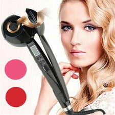 Profi Lockenstab Lockenstäbe Keramik LCD Display Lockenbürste Automatisch