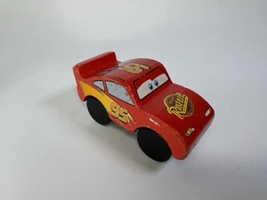 Kid Kraft Disney Pixar Cars Wood Wooden Railway Cars Lightning McQueen Red #95 - Picture 1 of 5