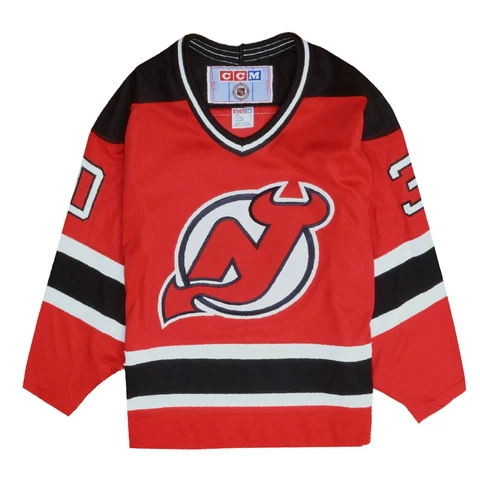 Vintage New Jersey Devils Martin Brodeur CCM Hockey Jersey Size Small 90s NHL Cover