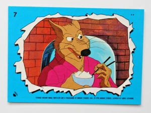 Teenage Mutant Ninja Turtles trading card Topps 1990 number 7 - Picture 1 of 2