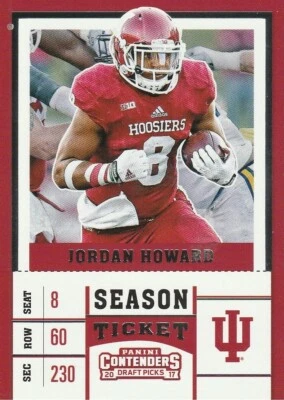 2017 Panini Contenders Draft Picks #54 Jordan Howard - Image 1 of 3