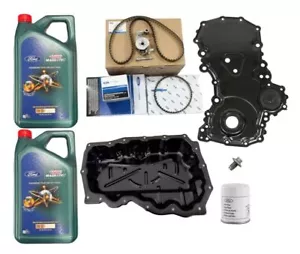 Genuine Ford Transit MK7 & Custom 2L FWD 2016- Wet Belt Kit & 10L Castrol Oil - Picture 1 of 1