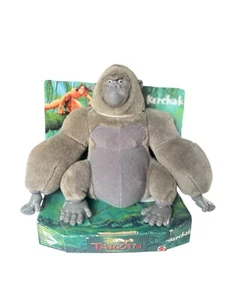Vintage Mattel Arco Toys Disney Tarzan Kerchak Gorilla Plüsch 8 Zoll - Picture 1 of 2