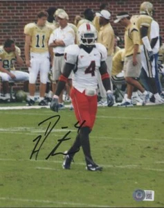 FOTO 8X10 FIRMADA POR DEVIN HESTER HURACANES DE MIAMI BECKETT BJ031207 - Imagen 1 de 2