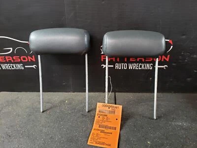 Chevy Avalanche 1500 2002 asiento delantero izquierdo y derecho reposacabezas cuero negro 122 Foto 1 de 4