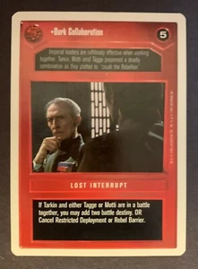 Dark Collaboration | Star Wars CCG Rare DS Singles | SWCCG | Excellent WB - Picture 1 of 2