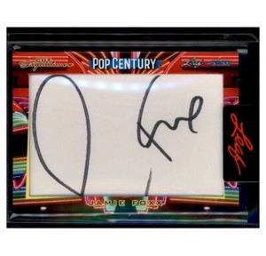 Jamie Foxx 2023 Leaf Pop Century Cut Signatures Autograph Actor SSP Fox Signed