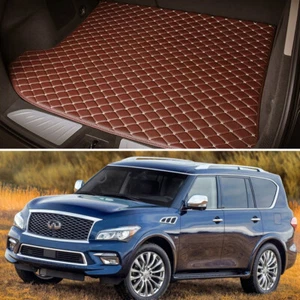 Car Trunk Mat Custom Fit Cargo Liner Mat for 2011-2017 INFINITI QX56 / QX80 - Picture 1 of 11