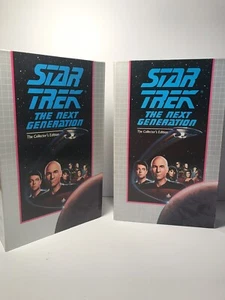 Star Trek The Next Generation 2 VHS Bundle The Collectors Edition - Imagen 1 de 6