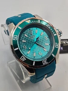 KYBOE! Giant Mariner 55mm Aquamarine 10ATM Quartz  Water Resistance Watch 8.5" - Picture 1 of 10