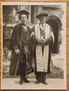 Foto de prensa 1930 de Helen Taft Manning hija de W. Taft presidente de Bryn Mawr - Imagen 1 de 1
