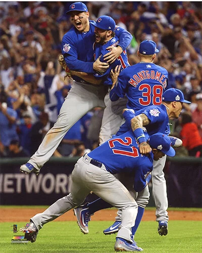 Chicago Cubs Celebrate Winning the 2016 World Series 8x10 Photo - Image 1 of 1
