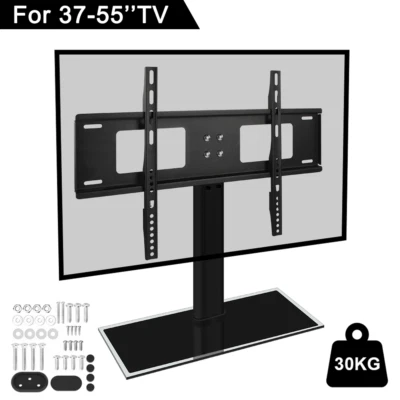 LONENENSSL TV Ständer 32-65 Zoll Standfuß Höhenverstelbar TV Display Halterung Fernsehtisch