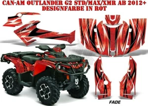 KIT GRÁFICO DE DECORACIÓN DE CARRERAS AMR ATV CAN-AM OUTLANDER STD & XMR/MAX FADE B - Imagen 1 de 7