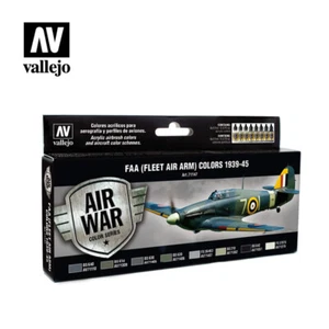 PINTURAS AERÓGRAFO - VALLEJO MODELO AIR - RAF & FAA FLOTA AIR ARM (8 x 17ML) - 71147 - Imagen 1 de 2
