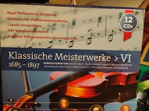 KLASSISCHE MEISTERWERKE VI 1986-1987 CD 12 DISCS - Bild 1 von 6